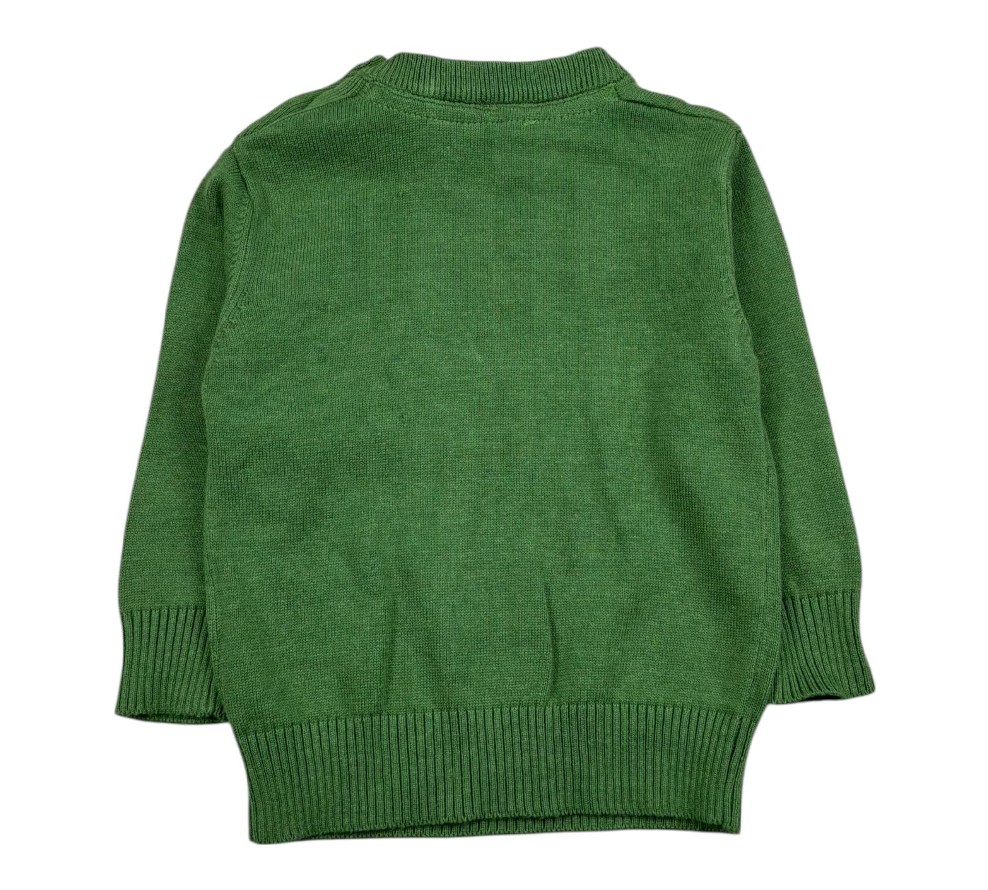 John Richmond Maglia Girocollo Tinta Unita con Logo per Neonato RIP26016MA VERDE JOHN RICHMOND 