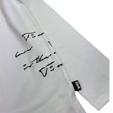 DANIELE ALESSANDRINI shirt girocollo tinta unita con stampa Bianco per Bambino 1231M00065 BIANCO DANIELE ALESSANDRINI 