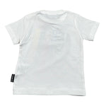 Cesare Paciotti T-Shirt Girocollo Tinta Unita con Stampa per Neonato TSP1111B BIANCO CESARE PACIOTTI 
