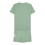 Nike Completo 2 Pezzi T-Shirt-Bermuda Tinta Unita per Bambino 86L596X VERDE NIKE 