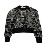 ELISABETTA FRANCHI maglia tinta unita girocollo logata Nero per Bambina EFMA146 NERO ELISABETTA FRANCHI 