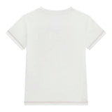 Guess T-Shirt Girocollo Tinta Unita con Stampa per Bambino N5RI02K8HM4 BIANCO GUESS 