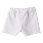 Mini Banda Short tinta unita con Girovita Regolabile Bianco per Neonata 3B736X BIANCO MINI BANDA 