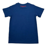 Trussardi T-Shirt Girocollo Tinta Unita con Logo per Bambino TBP26002TS BLU TRUSSARDI 