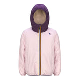 K-WAY giubbino tinta unita con cappuccio in contrasto Rosa per Bambina K6115FWXXX ROSA K-WAY 