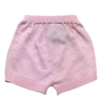 Le Bebe Culotte Tinta Unita con Trafori per Neonata LBG6388 ROSA LE BEBE 