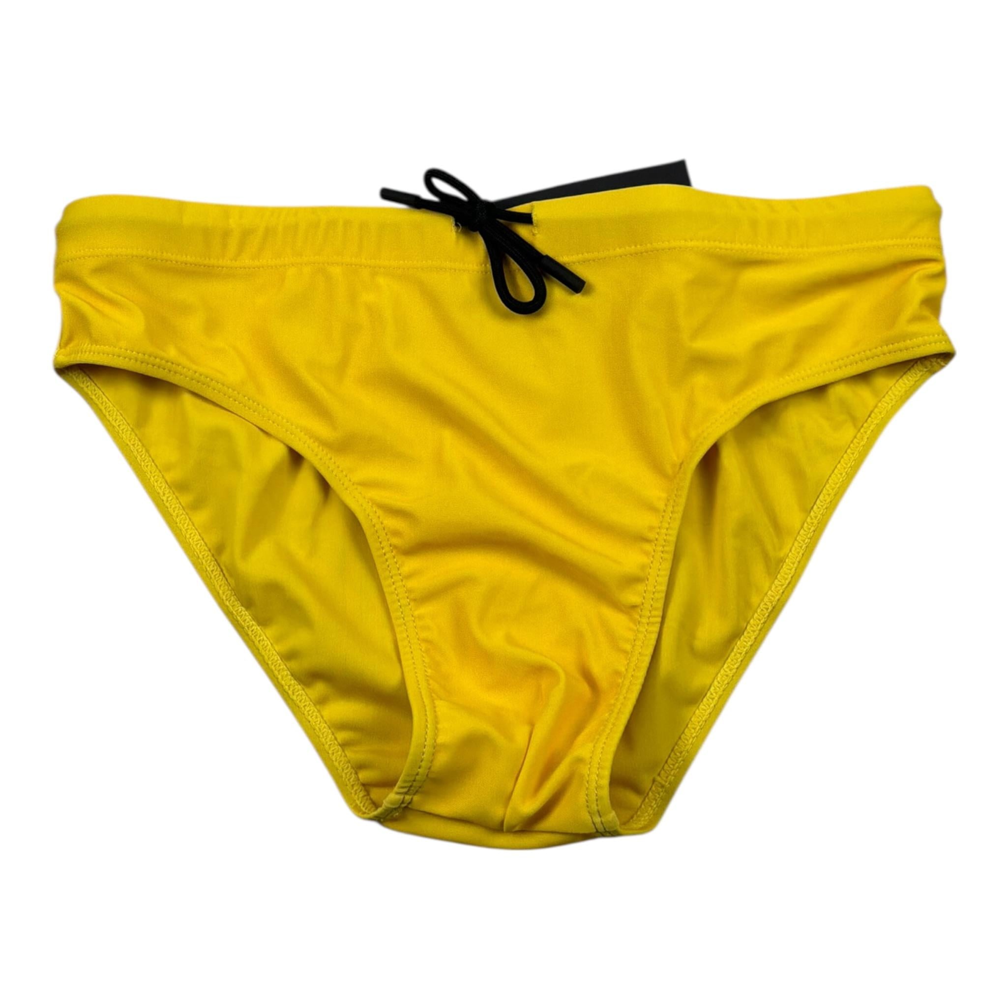 Dropseason2 Costume Modello Slip Tinta Unita per Bambino SS25KB204 GIALLO DROPSEASON2 