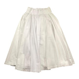 @Madilly Gonna Tinta Unita con Elastico In Vita per Bambina NIZZA BIANCO @MADILLY 