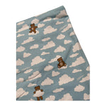 Moschino Coperta Tinta Unita con Stampa per Neonata MRB00F AZZURRO MOSCHINO 