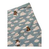 Moschino Coperta Tinta Unita con Stampa per Neonata MRB00F AZZURRO MOSCHINO 