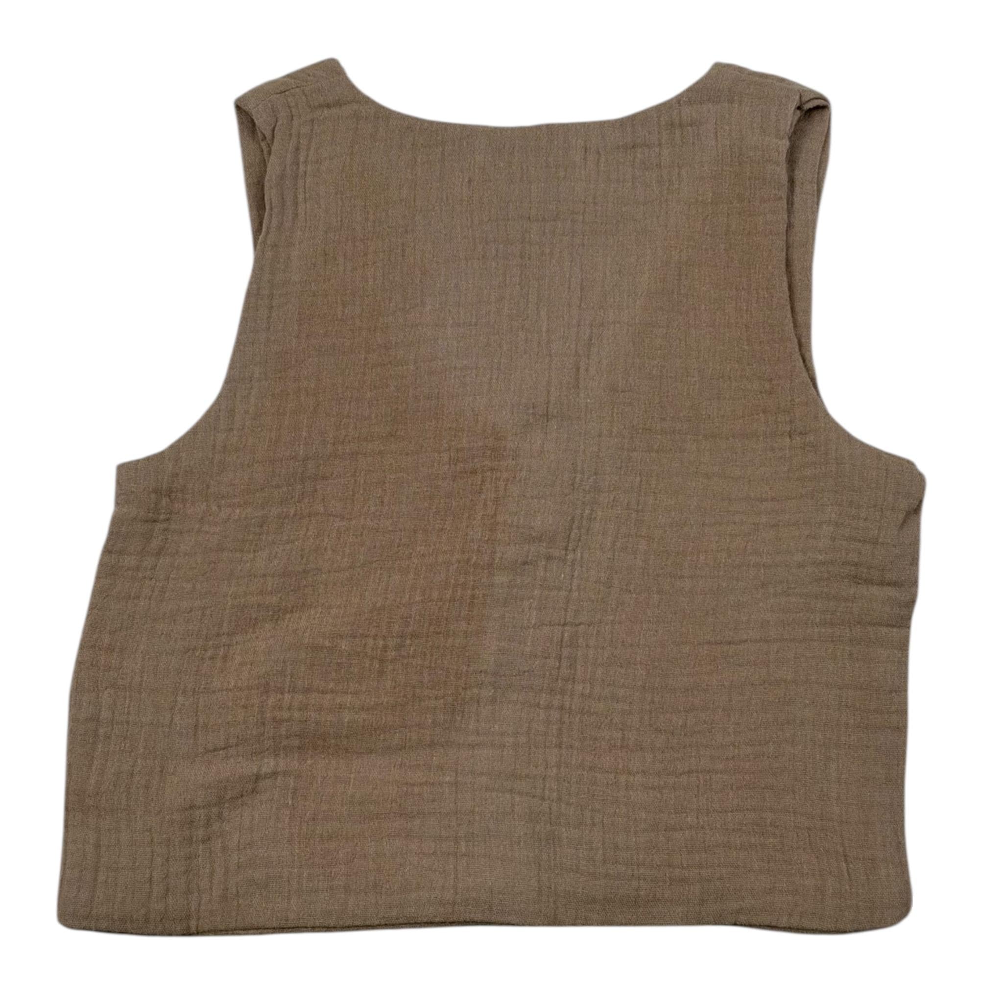 Petit Indi Gilet Tinta Unita per Bambino SS25BK7228XJ MARRONE PETIT INDI 