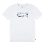 Levi'S T-Shirt Girocollo Tinta Unita con Logo per Bambino 9EM650 BIANCO LEVI'S 
