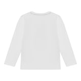 Guess Shirt Girocollo Tinta Unita con Stampa per Bambino N5RI26K8HM4 BIANCO GUESS 
