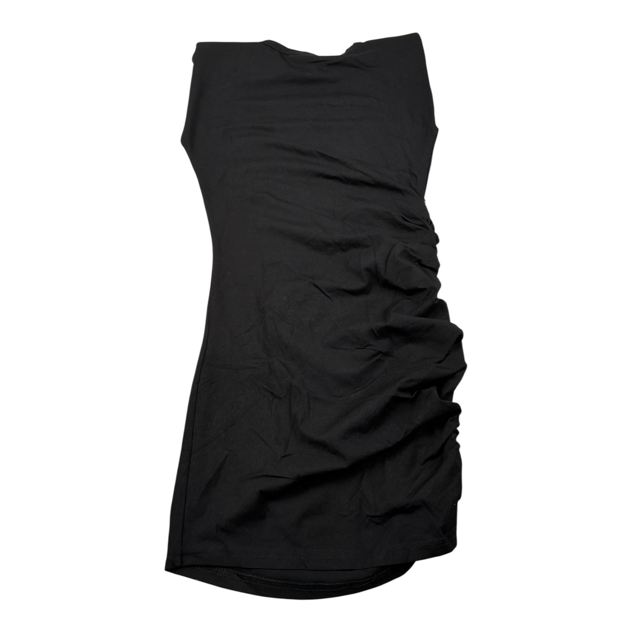 J'Aime' Abito tinta unita con Arriccio Nero per Bambina 5166G NERO J'AIME' 