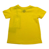 Trussardi T-Shirt Girocollo Tinta Unita con Logo per Neonato TIP24069TSX GIALLO TRUSSARDI 