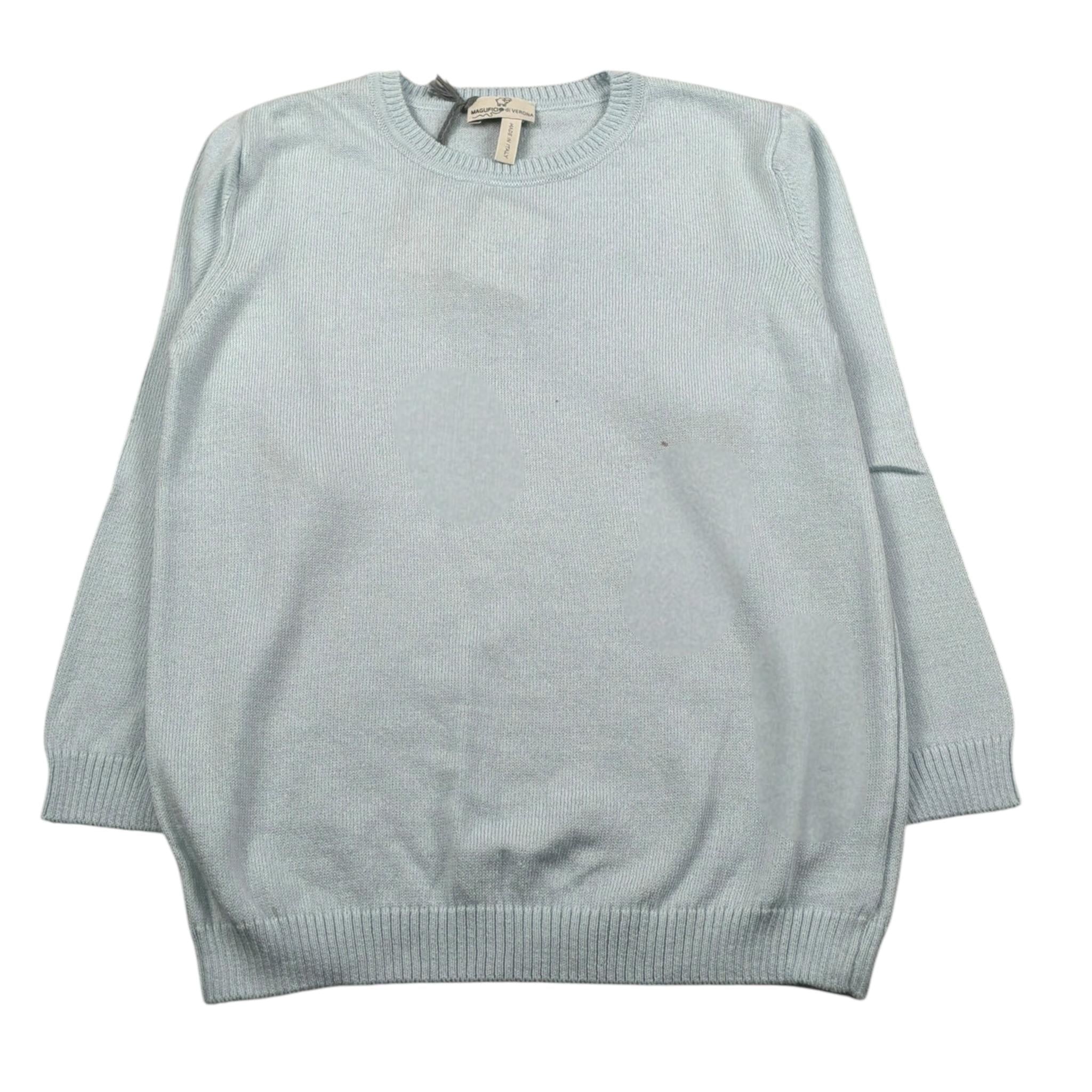 Magnificio di Verona Maglia Girocollo tinta unita Azzurro per Bambino 015124 AZZURRO MAGNIFICIO DI VERONA 