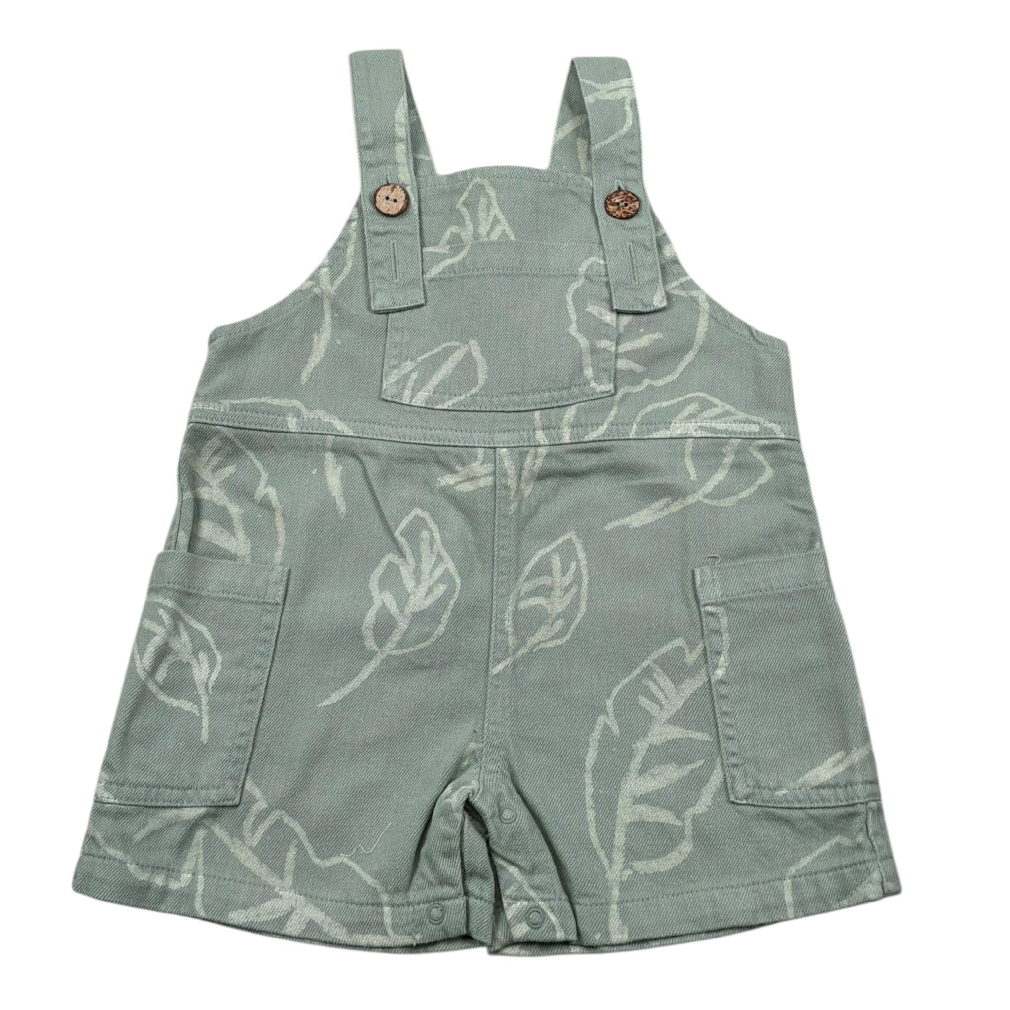 Play Up Salopette Tinta Unita per Neonato PA011AQ11503 VERDE PLAY UP 