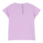 Liu Jo T-Shirt Girocollo Tinta Unita con Logo per Neonata HA5063 LILLA LIU JO 