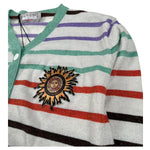 Just Cavalli Cardigan Fantasia A Righe Lurex per Bambina JGP2614CD MULTICOLOR JUST CAVALLI 