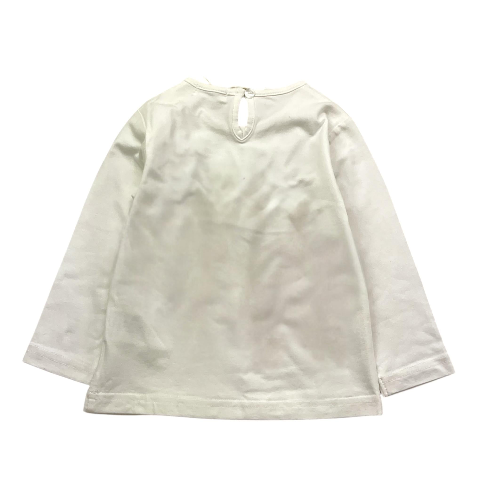 Y-CLU shirt girocollo tinta unita con brillantini Bianco per Neonata YN20705 BIANCO Y-CLU 