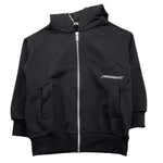 HINNOMINATE felpa tinta unita con zip e cappuccio Nero per Bambina 3635F00001 NERO HINNOMINATE 