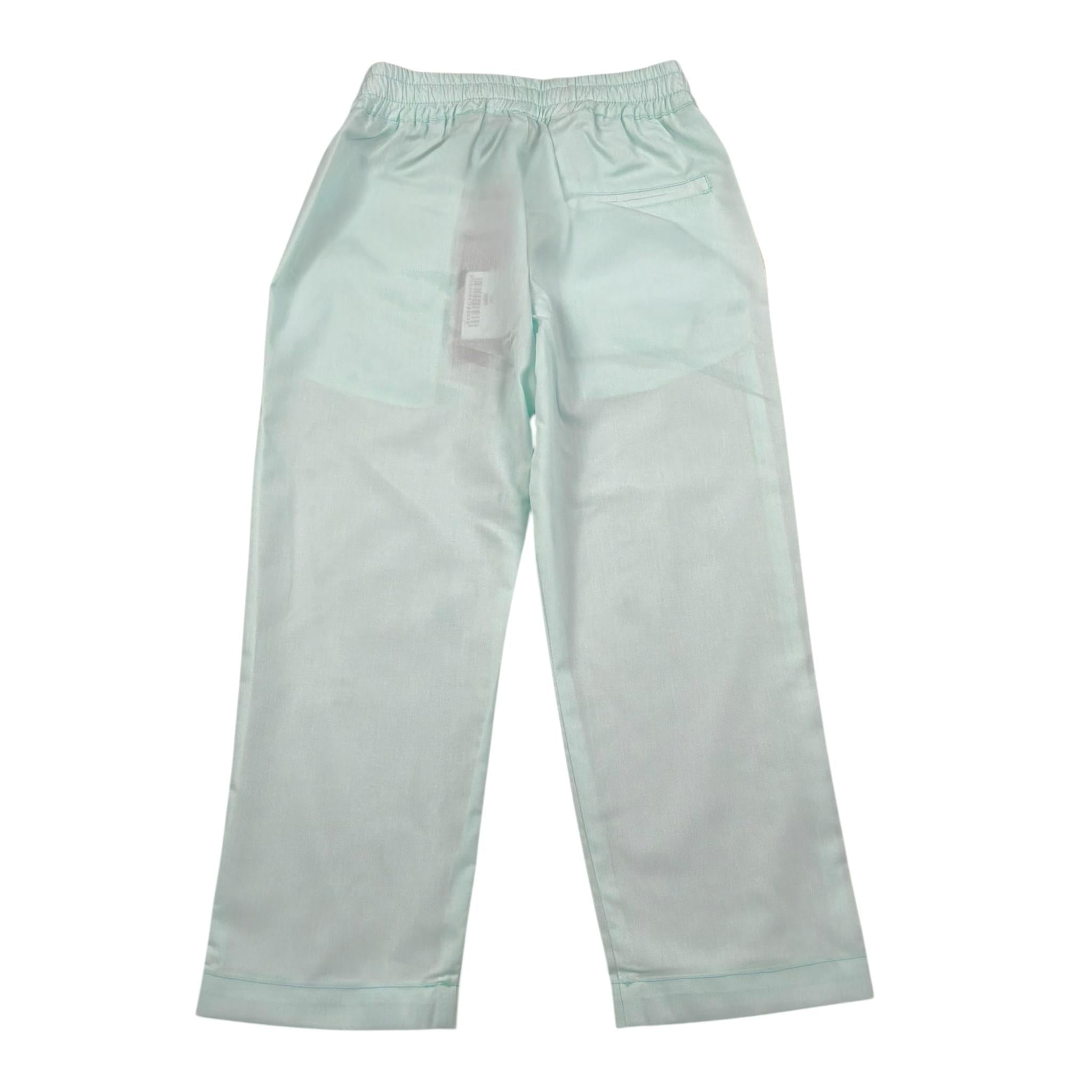 Daniele Alessandrini Pantalone Tinta Unita con Elastico In Vita per Bambino 1235P00234 VERDE ACQUA DANIELE ALESSANDRINI 