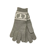 TWINSET guanti tinta unita con logo Grigio per Bambina 242GJ501E GRIGIO TWINSET 