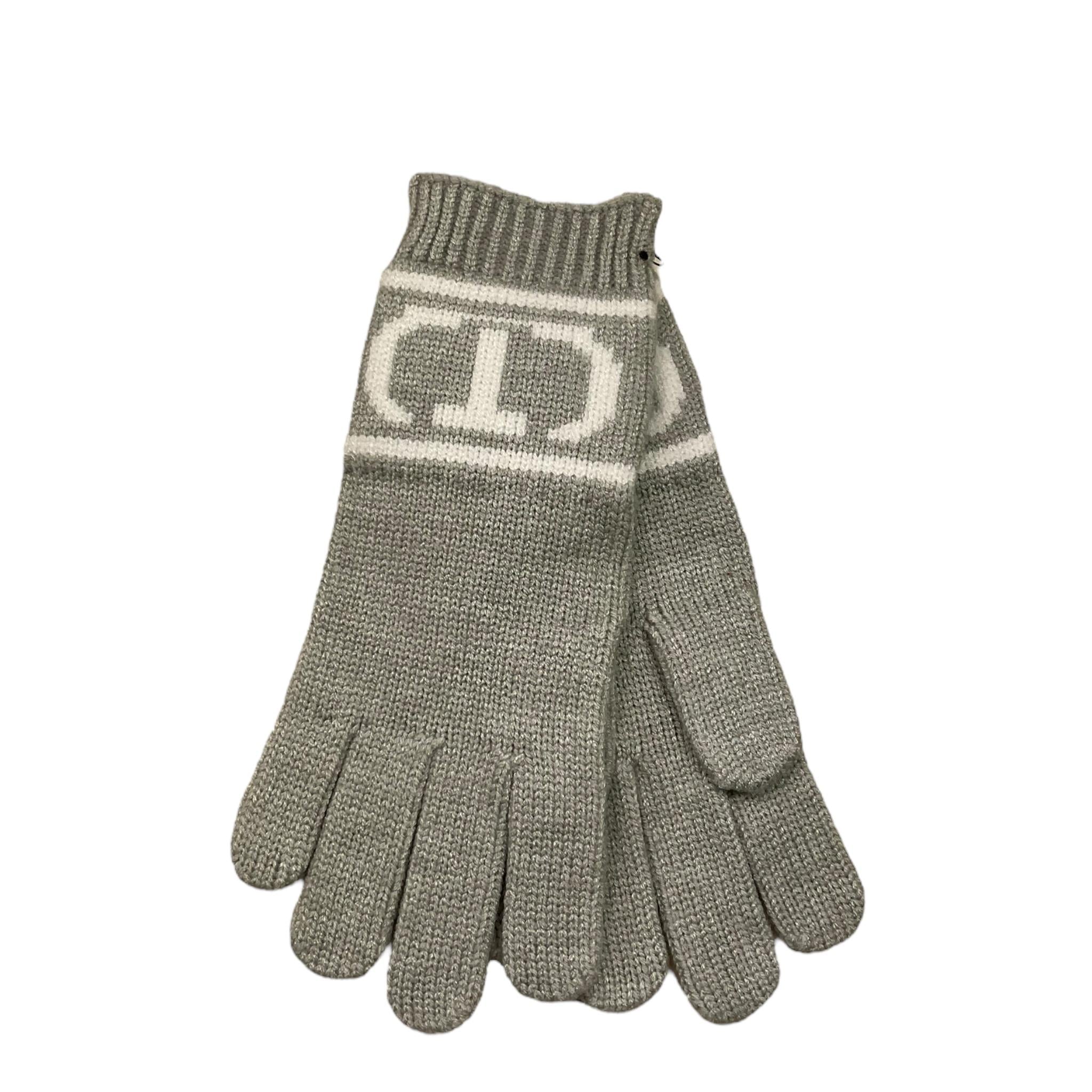 TWINSET guanti tinta unita con logo Grigio per Bambina 242GJ501E GRIGIO TWINSET 