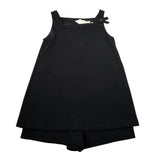 Elisabetta Franchi Tuta Intera Corta Tinta Unita  per Bambina EFTA101X NERO ELISABETTA FRANCHI 