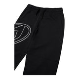 DIESEL pantalone tuta tinta unita con stampa logo Nero per Bambino J01785X NER DIESEL 