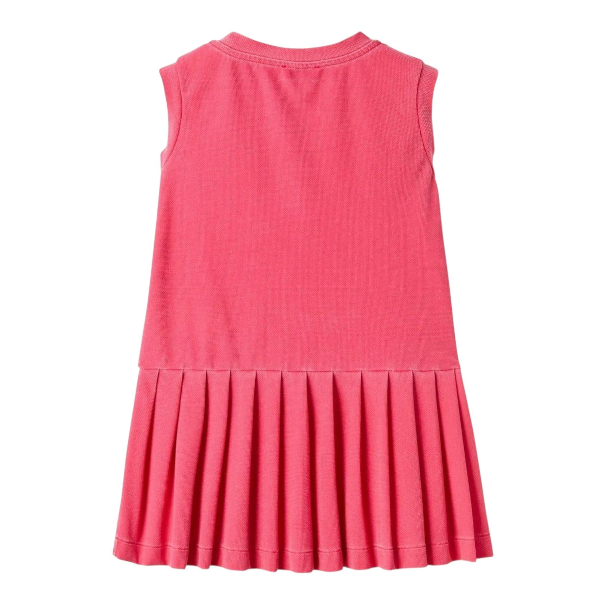 Il Gufo Abito Tinta Unita Giromanica per Bambina P25VA333N0107J ROSA IL GUFO 