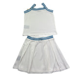 Trussardi Completo 2 Pezzi Canotta-Gonna Tinta Unita per Bambina TGP26076CE BIANCO TRUSSARDI 