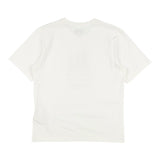Woolrich T-Shirt Girocollo Tinta Unita Con Stampa In Contrasto Bianco Per Bambino