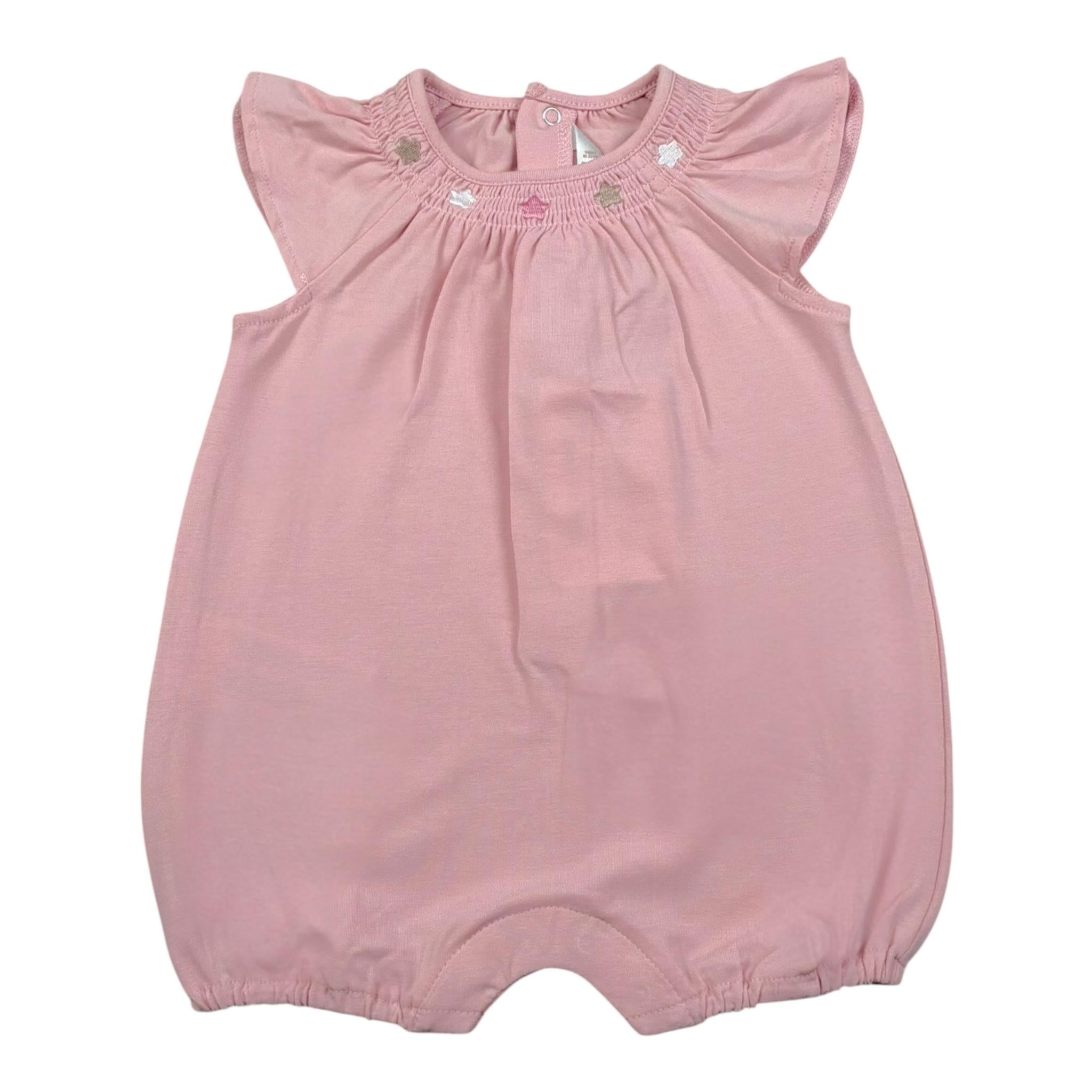 Mayoral Pagliaccetto Tinta Unita con Stampa per Neonata 17499XXU ROSA MAYORAL 