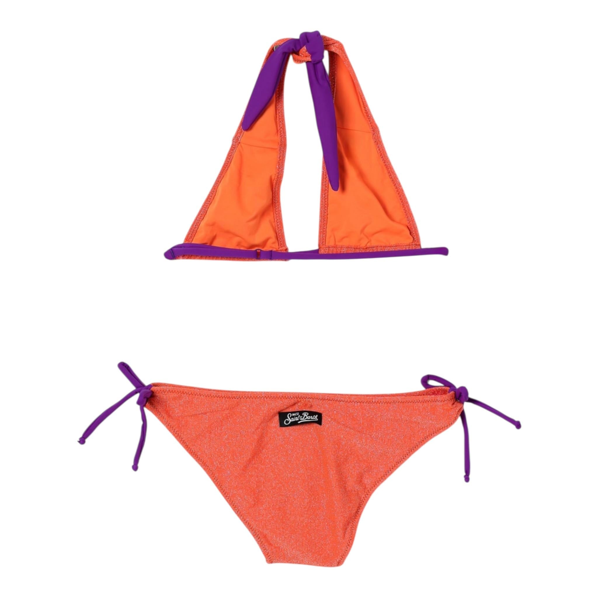 Saint Barth Costume 2 Pezzi Fascia-Mutandina per Bambina ARYANNAX ARANCIONE SAINT BARTH 