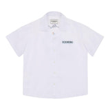 Iceberg Camicia Mezza Manica Tinta Unita con Stampa per Bambino CMICE5104J BIANCO ICEBERG 