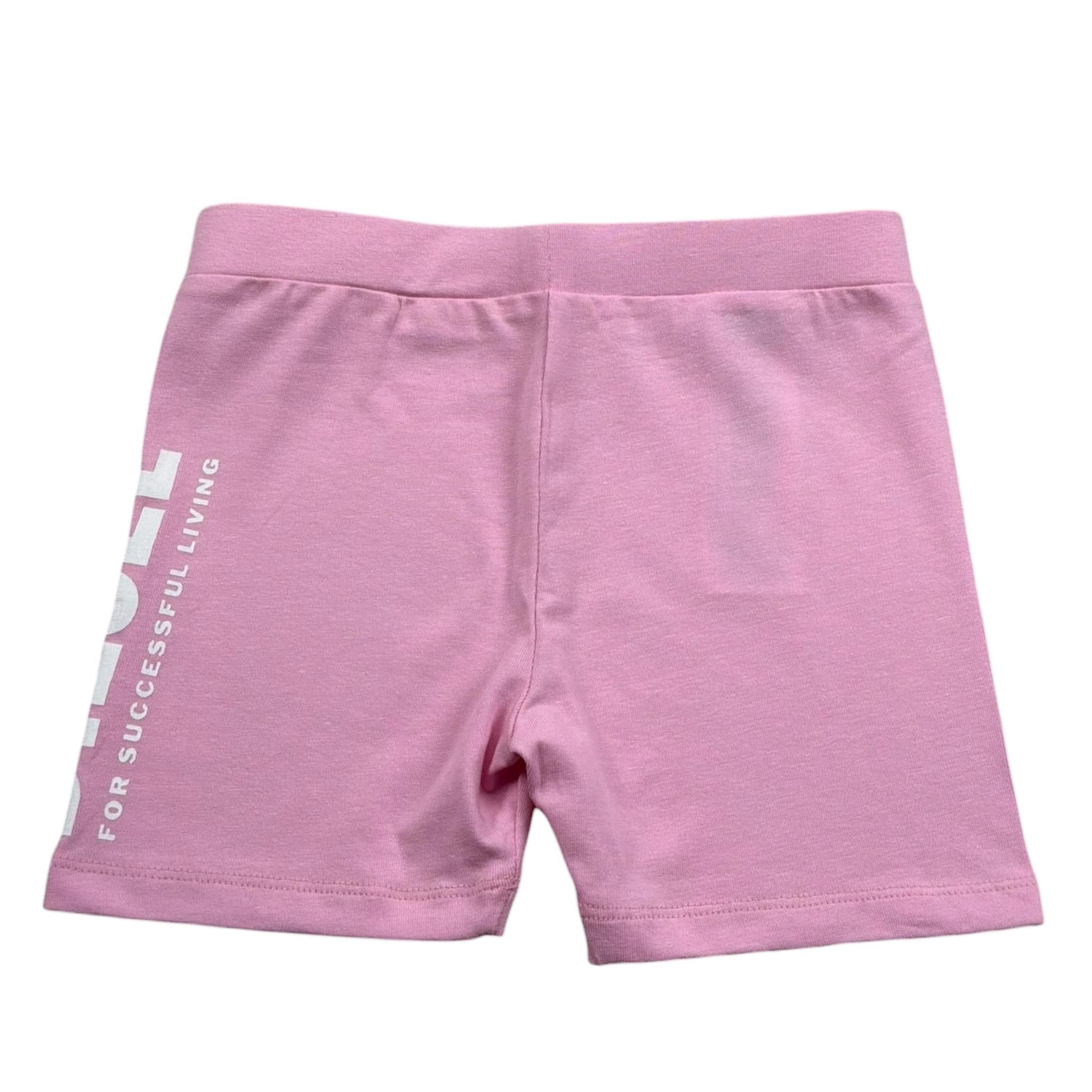 Diesel Short Tinta Unita con Stampa per Neonata K00365 ROSA DIESEL 