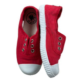 Chipie Sneakers Tinta Unita Con Suola In Contrasto Rosso Per Neonato