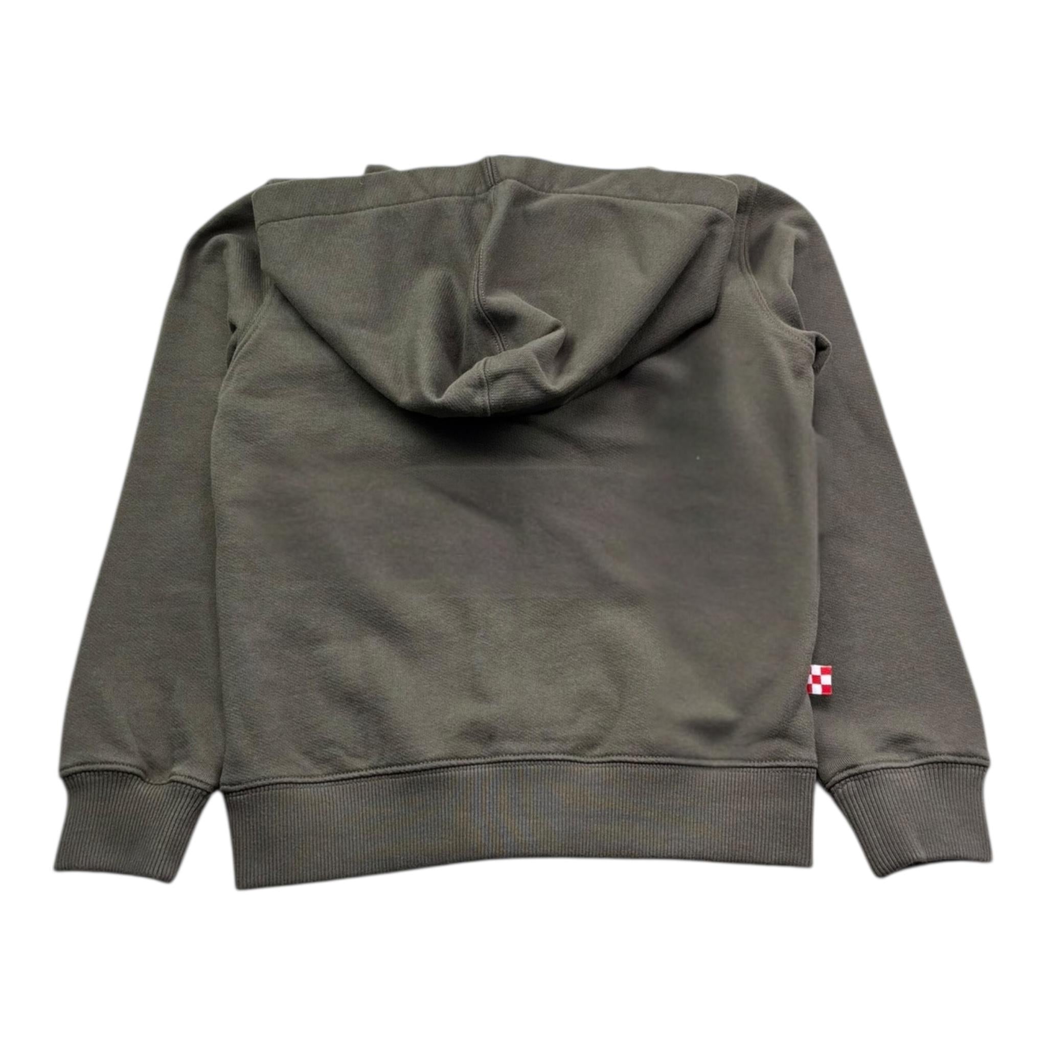 Saint Barth Felpa Tinta Unita con Zip E Cappuccio per Bambino 00644L MARRONE SAINT BARTH 