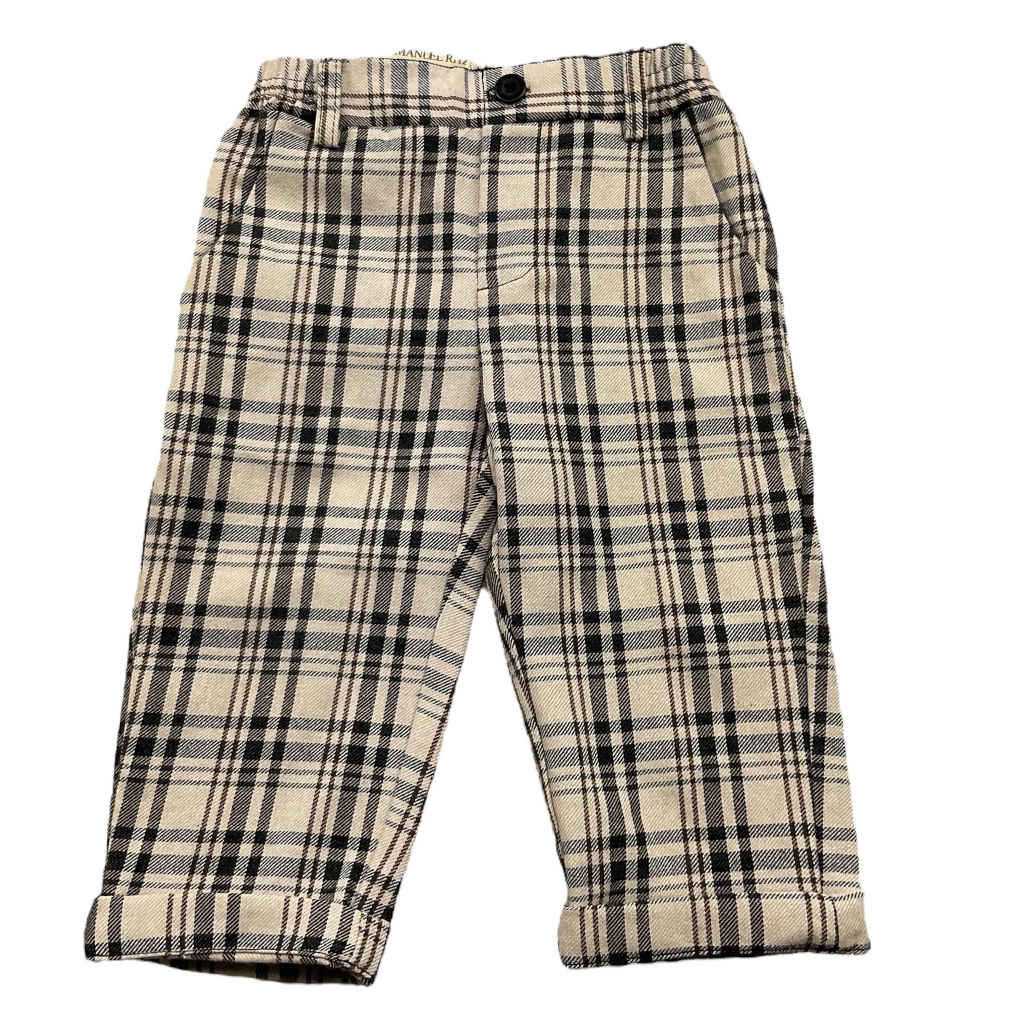 MANUEL RITZ pantalone stampa fantasia con elastico in vita Beige per Neonato MR2834 BEIGE MANUEL RITZ 