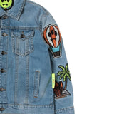 Barrow Kids Giubbino In Denim Tinta Unita per Bambino 032949 AZZURRO BARROW KIDS 