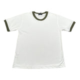 Emanuel Pris T-Shirt Girocollo Tinta Unita con Profili In Contrasto per Bambino ETS3139R BIANCO EMANUEL PRIS 