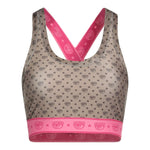 Chiara Ferragni Top Giromanica Tinta Uita con Elastici In Contrasto Marrone per Bambina 72CBM281 MARRONE CHIARA FERRAGNI 