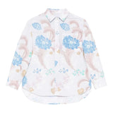 Etro Camicia Tinta Unita con Stampa per Bambino GW5P30 BIANCO ETRO 