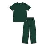 Ralph Lauren Completo 2 Pezzi T-Shirt-Pantalone per Bambino 9P0278 VERDE RALPH LAUREN 