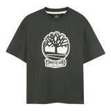 Timberland T-Shirt Girocollo Tinta Unita con Stampa per Neonato T60506T VERDE TIMBERLAND 