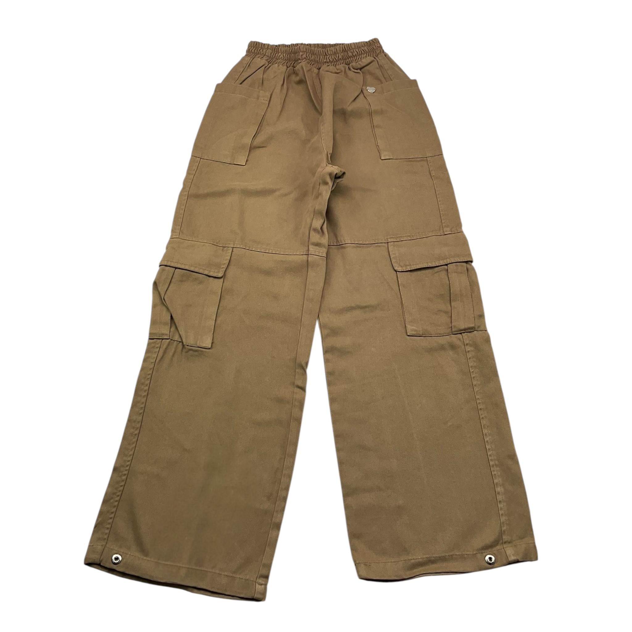 MONNALISA pantalone tinta unita modello palazzo Beige per Bambina 17B409 BEIGE MONNALISA 