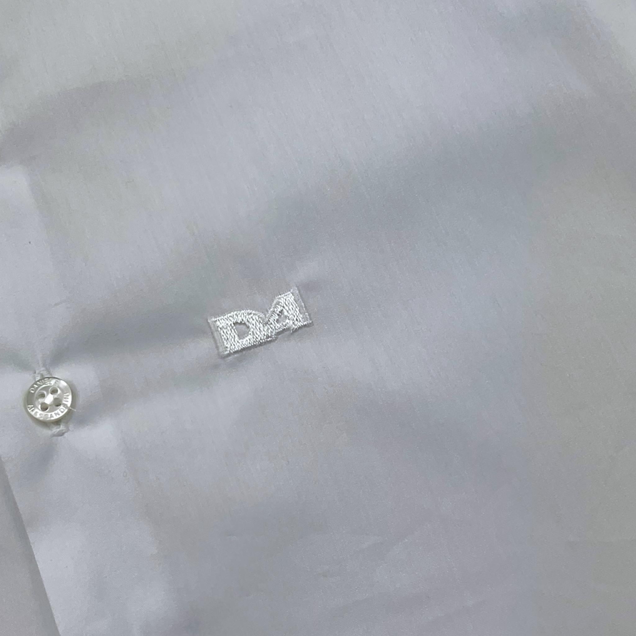 DANIELE ALESSANDRINI camicia tinta unita Bianco per Bambino 1235C00058 BIANCO DANIELE ALESSANDRINI 