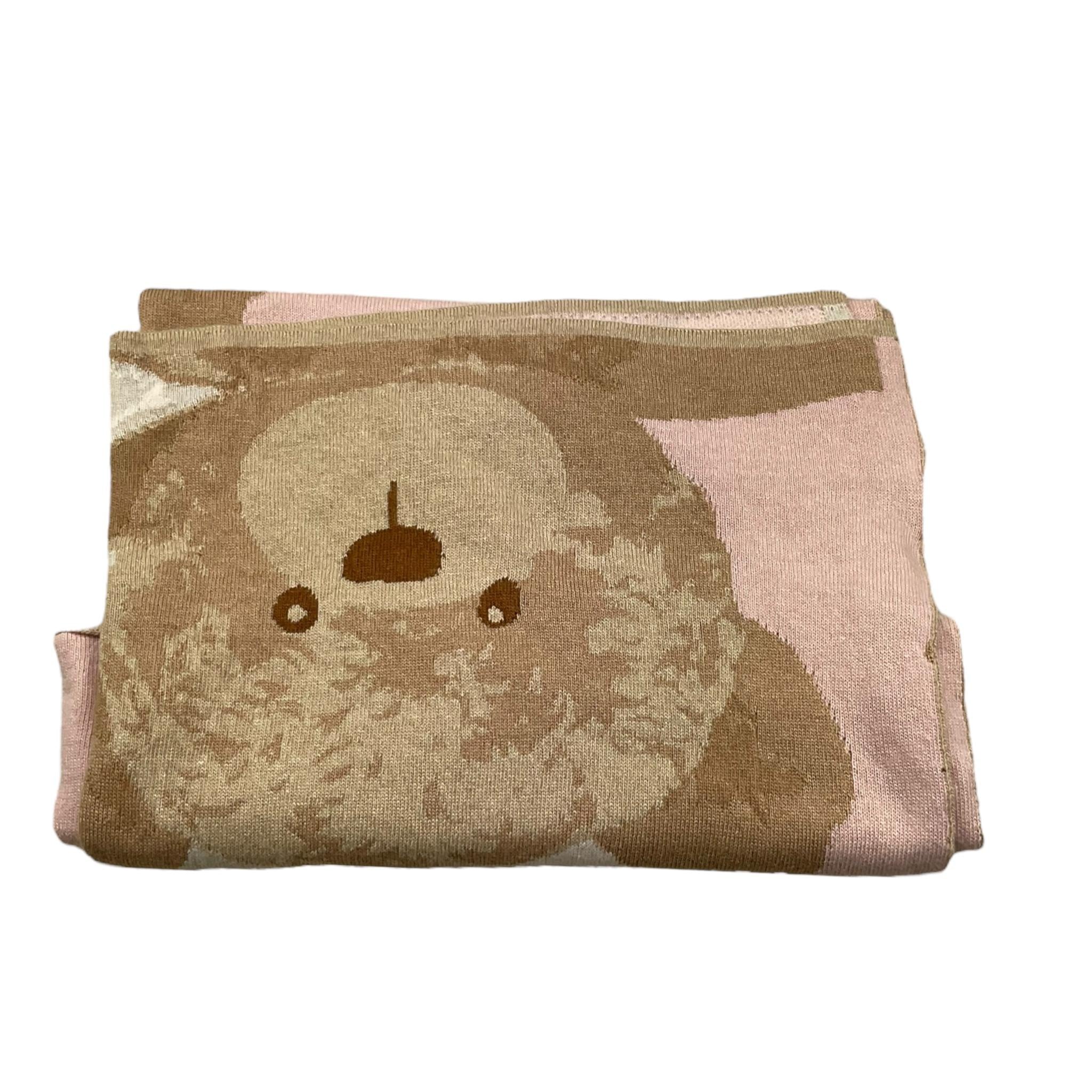 LE BEBE' coperta multicolor con orso Multicolor per Neonata LBG5980 MULTICOLOR LE BEBE' 