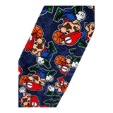 MOUSSE pantalone tuta tinta unita con stampe mario Blu per Bambino HKPG368 BLU MOUSSE 